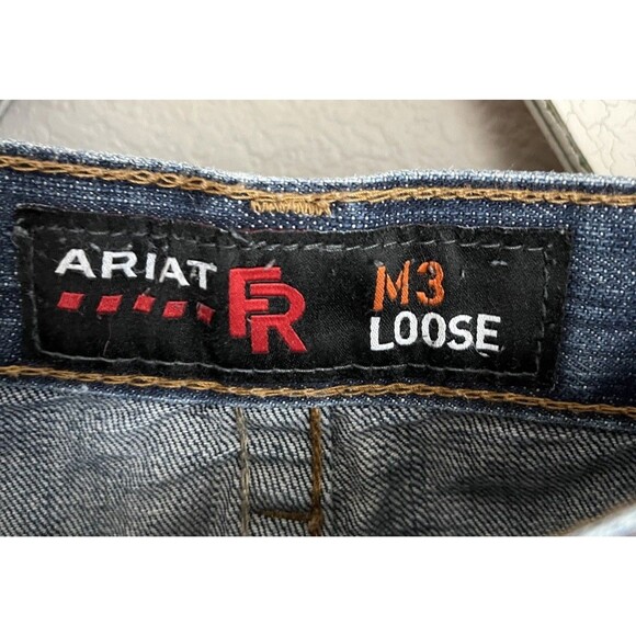 Ariat FR M3 Loose Men's 34X36 Jeans Flame Resistant CAT2 - Picture 7 of 11